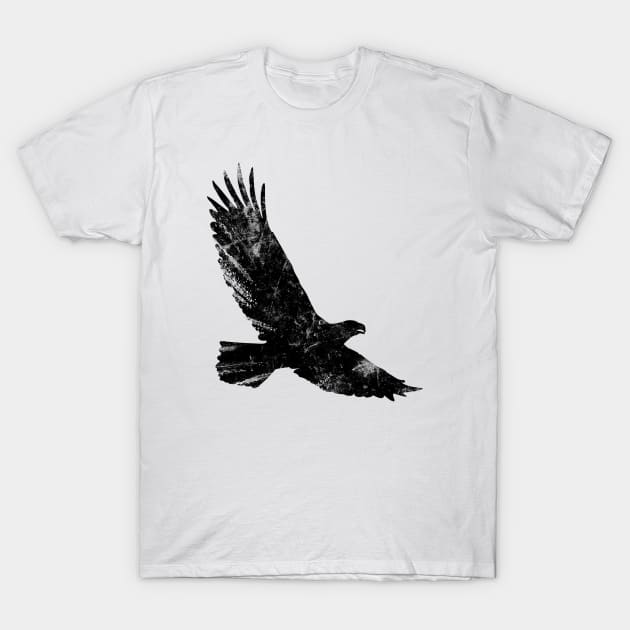 Eagle (white tshirt) T-Shirt by YiannisTees